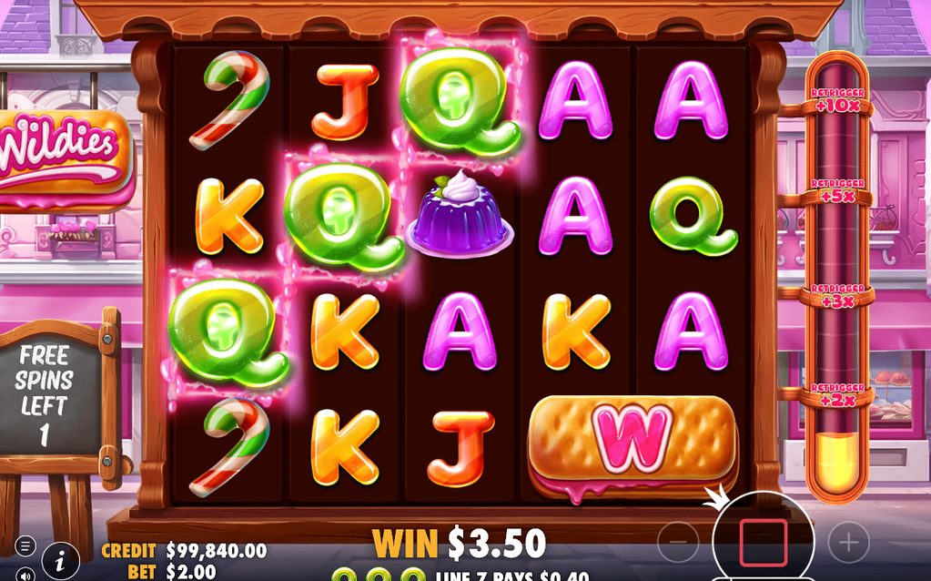 Free Spins with a Wild teleporting to a new position