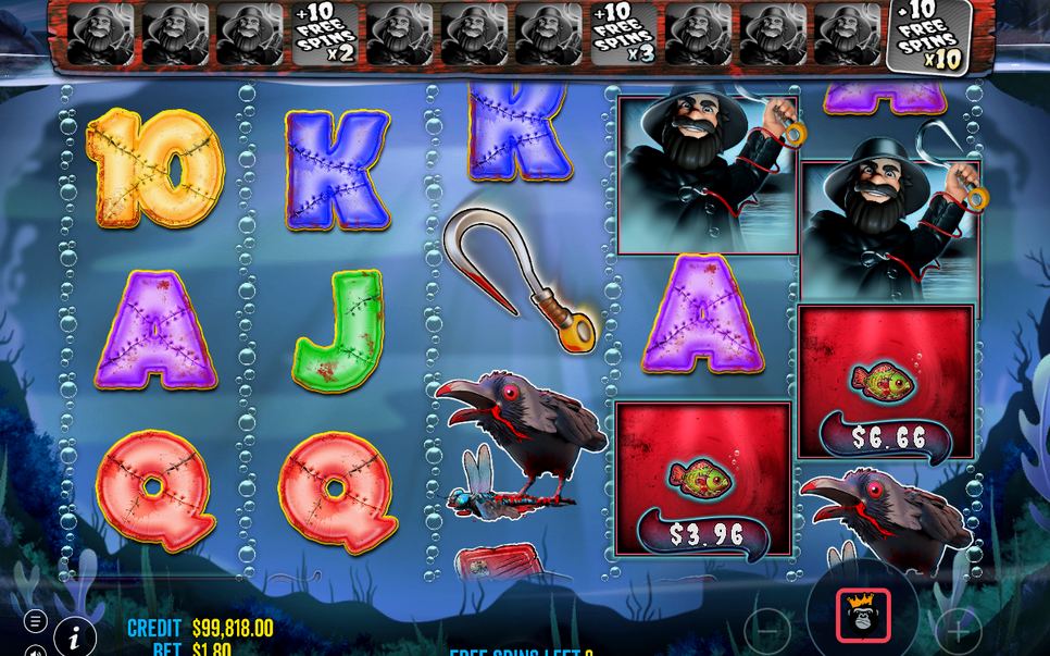 Free Spins round, WILD collecting MONEY values across reels