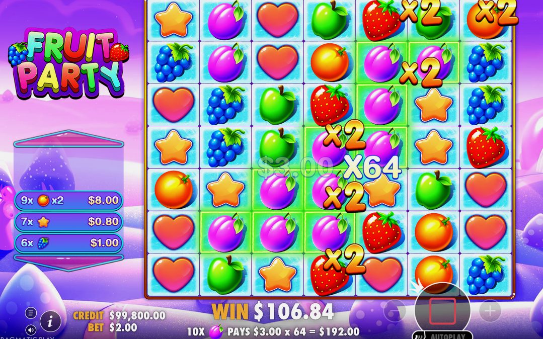 Free Spins with Multiplier tiles on the grid